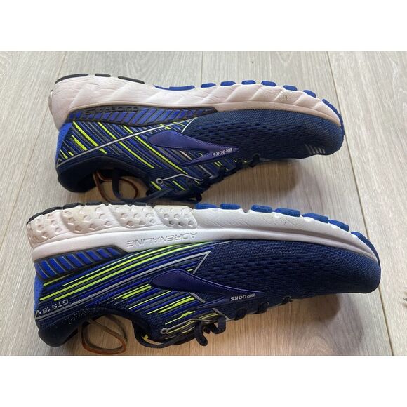 Brooks Shoes Men 9.5 Adrenaline GTS 19 Blue Run Athletic‎ Sneaker 1102941D069 - Picture 9 of 14